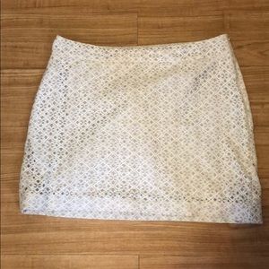 OFFERS ACCEPTED - LOFT lace mini skirt